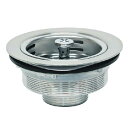 業務用共栓 ステンレス製 菊型カゴ付 G1-1/2ネジ TO-113S-G Φ114.5×H57.5mm/業務用/新品/小物送料対象商品
