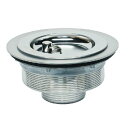 業務用共栓 ステンレス製 ゴム巻蓋・中カゴ付 G2ネジ TO-170B-G Φ114.5×H57.5mm/業務用/新品/小物送料対象商品