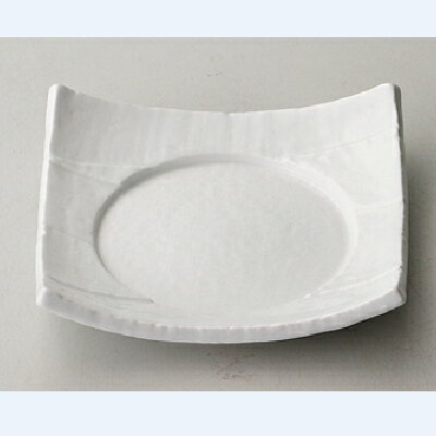 角皿 料亭削り白5.5寸角皿/17×17×H3.5cm/業務用/新品/テンポス