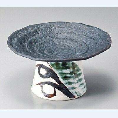 丸皿 小皿 桂川(黒)特高台5寸皿/直径16.5×H8.8cm/宴会単品/業務用/新品/小物送料対象商品