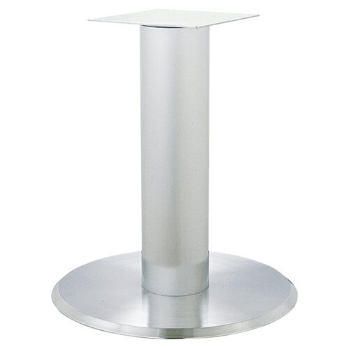 ハヤシ ステンレスH.Lベーステーブル脚 ベースサイズ：A600φ×【高さ指定可】 品番：RS-5D-L（ステンレスH・L） 塗装カラー：ポールシルバー塗装 ポール：139φ/送料別