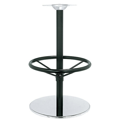 ハヤシ スチールベーススタンドイス脚（足掛付） ベースサイズ：A450φ×H20×【高さ指定可】 品番：RSQ-N-R 塗装カラー：144-STP ポール：42φ/送料別