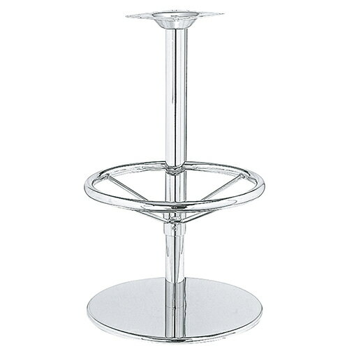 ハヤシ スチールベーススタンドイス脚（足掛付） ベースサイズ：A450φ×H20×【高さ指定可】 品番：RSQ-N-R 塗装カラー：111-STP ポール：42φ/送料別