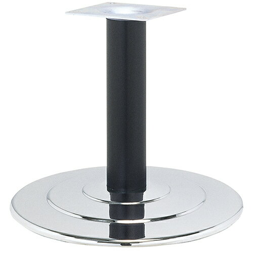 ハヤシ スチールベースイス脚 ベースサイズ：A450φ×【高さ指定可】 品番：R-3D 塗装カラー：14 ポール：76φ/送料別