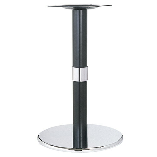 ハヤシ　スチールベーステーブル脚 ベースサイズ：A450φ×【高さ指定可】 品番：RSQ 塗装カラー：141-R ポール：76φ/送料別