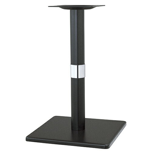 ハヤシ スチールベーステーブル脚 ベースサイズ：A500×B500×【高さ指定可】 品番：ST 塗装カラー：441-R ポール：76φ/送料別