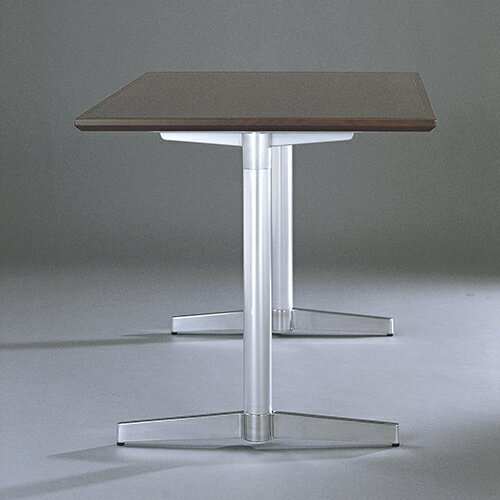 ハヤシ アルミダイキャストテーブル脚 ベースサイズ:A600×間口(芯々)1300mm×【高さ指定可】 品番:CK-S-600 塗装カラー:14AM ポール:60φ/送料別 [2]