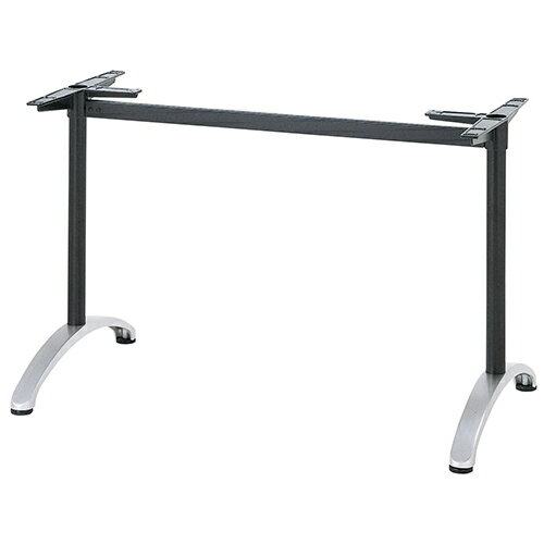 ハヤシ アルミ鋳物テーブル脚 ベースサイズ：A600×間口（芯々）1600mm×【高さ指定可】 品番：BC-S-600 塗装カラー：14AM ポール：42φ/送料別