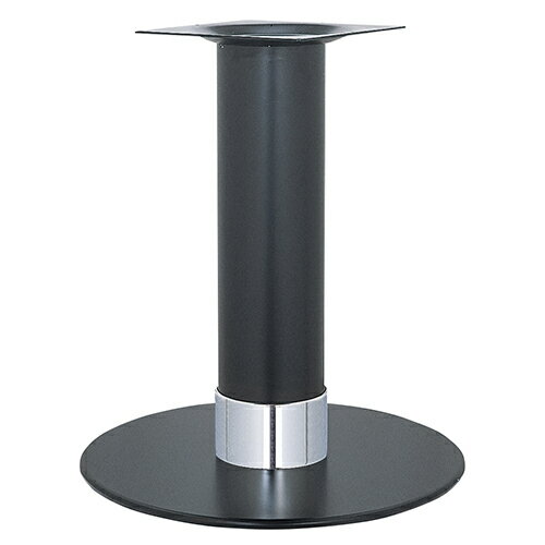 ハヤシ スチールベーステーブル脚 ベースサイズ：A650φ×H20×ポール【高さ指定可】 品番：RSQ-N-L 塗装カラー：441-H ポール：139φ/送料別