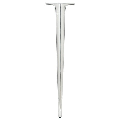 ハヤシ アルミ鋳物テーブル脚（1本） ベースサイズ：高さ670mm 品番：SS-101 材質：AC-7A/アルマイト仕上げ アジャスター付き/送料別