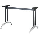 ハヤシ アルミ鋳物テーブル脚 ベースサイズ:A590×間口(芯々)1600mm×【高さ指定可】 品番:K-N-580 塗装カラー:14 ポール:32φ/送料別