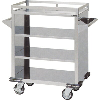 【業務用/新品】【マルゼン】配膳用ワゴン ボックス仕様 配膳カート MWHB-084【送料無料】