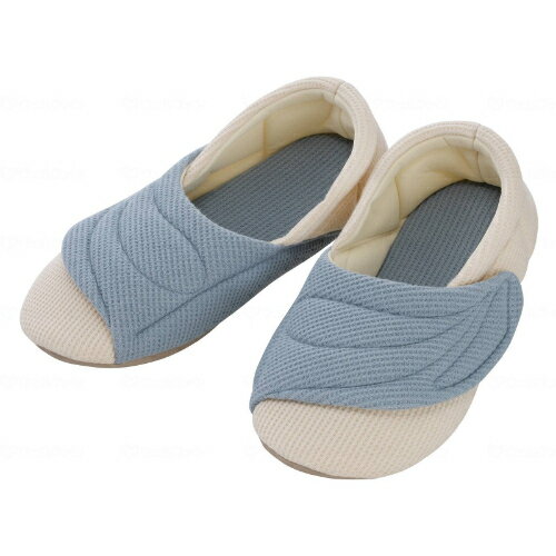 ワイドベルトワッフル/ブルー/左L /右LL/業務用/新品/小物送料対象商品