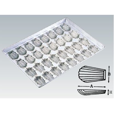 シリコン加工貝型天板 32面/業務用/新品/小物送料対象商品
