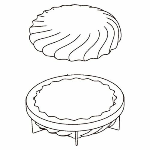 3Dケーキモールド KE027 カレイドン 180×45 /業務用/新品/小物送料対象商品