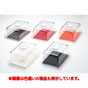 クリア ラブリーハット角 303×225×133 中 レッド/業務用/新品/小物送料対象商品