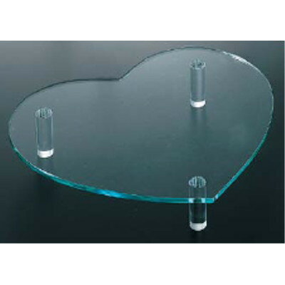 Plastic - アクリル ハート型テーブル 26/業務用/新品/小物送料対象商品