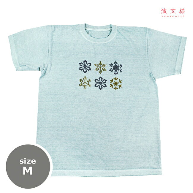 Rakuten - 濱文様　ピグメント染めTシャツM　ハシビロコウ自転車　ブルー