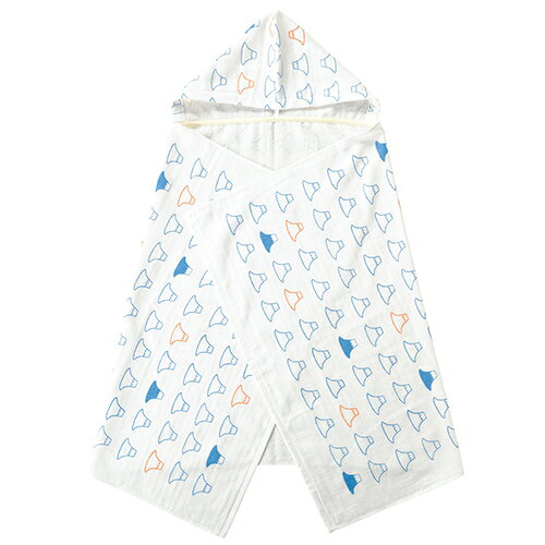 ▼商品詳細 サイズ 67cm×127cm（フード含まず） 素&ensp;材 綿100% ※サイズには、多少の誤差があります。 ※色合いはご覧頂く環境によって異なる場合があります。 特&ensp;徴 「和たおる」シリーズとして人気の 表がガーゼ、裏がパイルの二重織りのタオルです。 優しい肌触りと吸水性の良さの両立を実現。 お祝いのお品としても大変ご好評いただいております。 ※67cm×127cmのバスタオルに、縦22cmのフードが付いています。