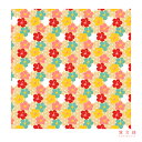 濱文様 FUROSHIKIクロス 彩りハイビスカス