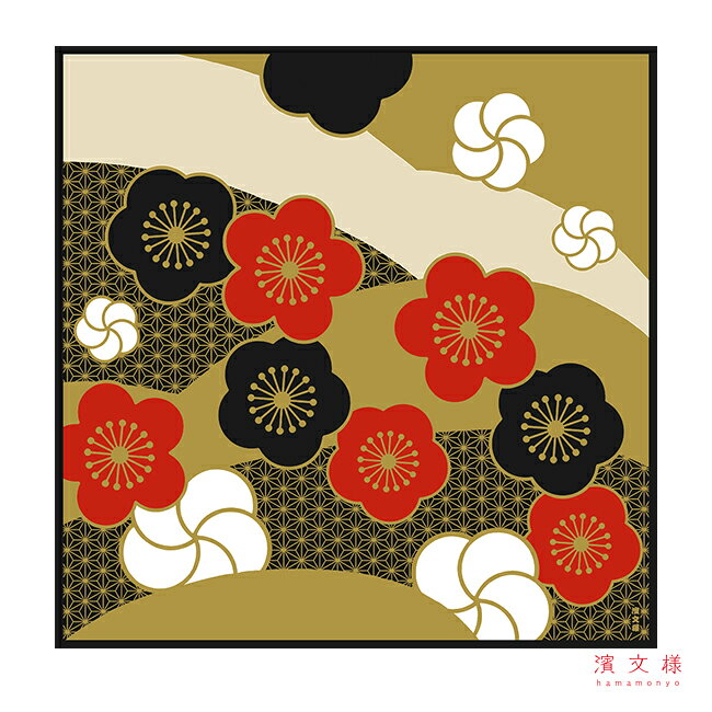 Rakuten - 濱文様　絵小布　梅にしき
