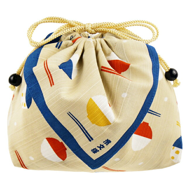 Rakuten - 濱文様　お弁当巾着　ご飯いただきます