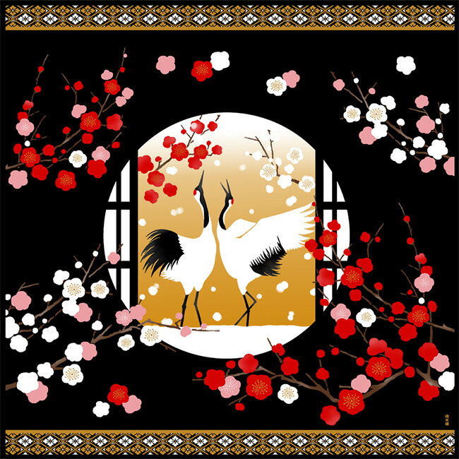 ▼商品詳細 【メール便配送について】 ・メール便での配送はできません ・宅配便でのお届けとなります ●送料・配送に関する詳細はこちら＞＞ サイズ 90cm×90cm 素&ensp;材 綿100% ※サイズには、多少の誤差があります。 ※色合いはご覧頂く環境によって異なる場合があります。 当店の風呂敷で一番大きいサイズ 二四巾サイズの「大布（おおぬの）」は風呂敷バッグを作るのにオススメ。 お洋服も包める大きさで幅広い用途にお使いいただけます。 ▽オススメリンク 他の柄もチェック。90cmの風呂敷一覧はこちら＞＞ 同じサイズのポリエステル素材風呂敷。トラベルクロス一覧はこちら＞＞ 風呂敷バッグ用ストラップ一覧はこちら＞＞