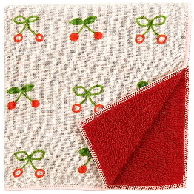 濱文様 和たおるセミウォッシュ なごみさくらんぼ