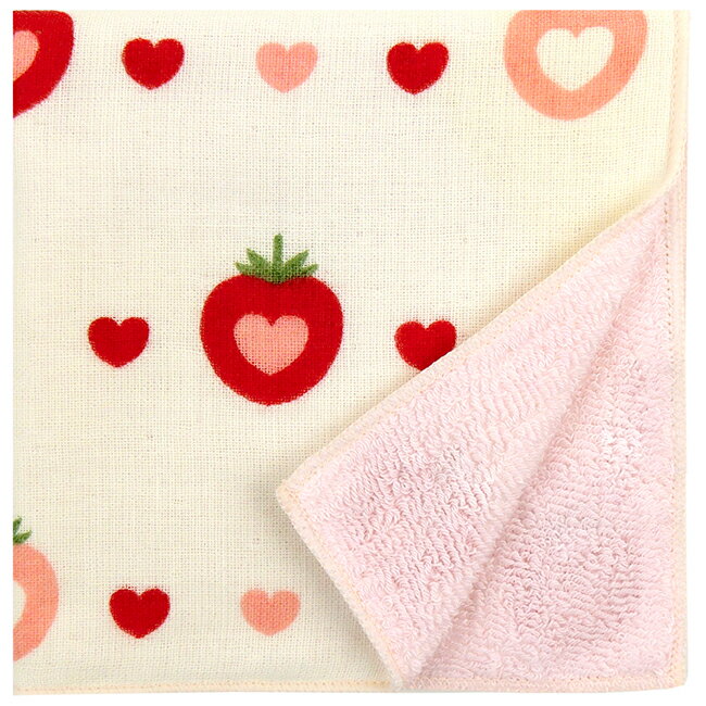 Rakuten - 濱文様　和たおるセミウォッシュ　ハートいちご