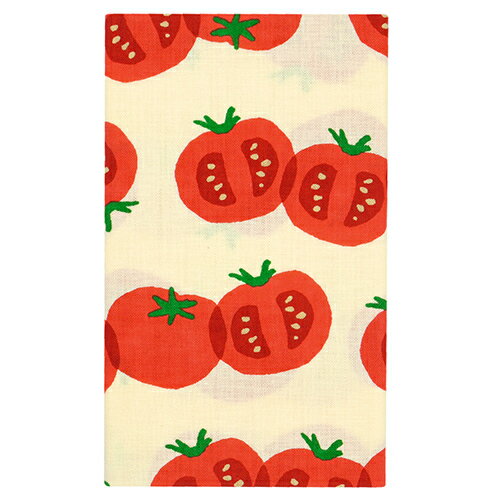 濱文様　てぬぐい　とまとまトマト