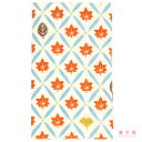 濱文様 てぬぐい 秋の葉小紋