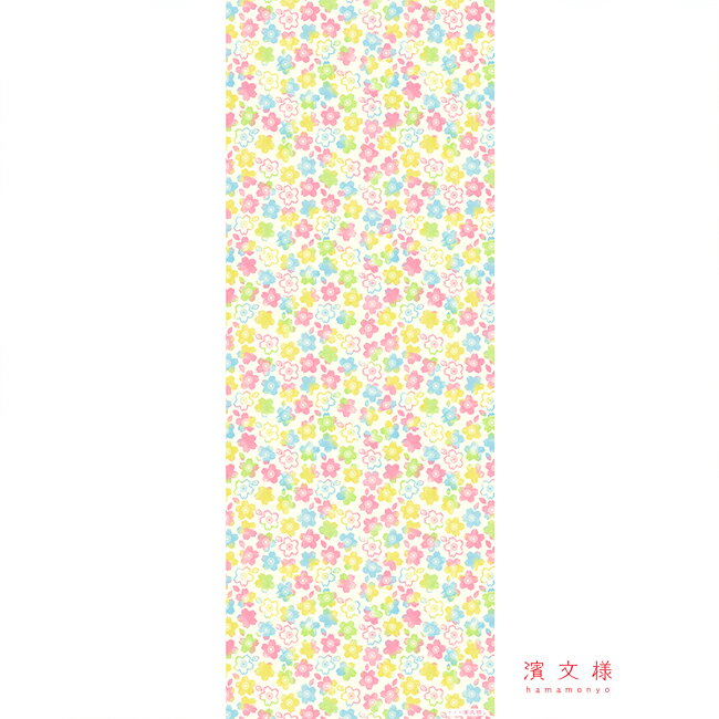 濱文様　てぬぐい　夢色サクラ