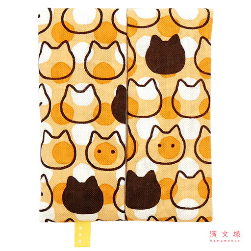 濱文様 ティッシュケース ぶち猫ドット 濱文様 ティッシュケース ぶち猫ドット