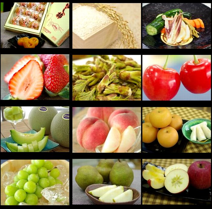 山形県産のフルーツ＆農産物頒布会　「12ヶ月」果物コース定期購入 1
