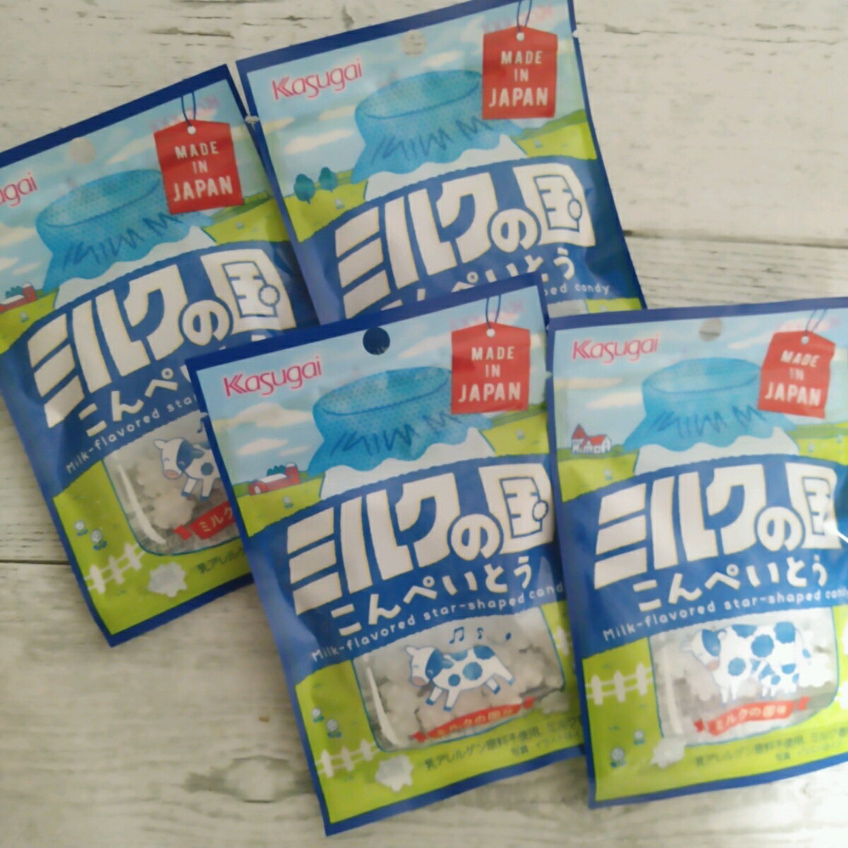 Kasugai ミルクの国こんぺいとう ミルクの国味 30g×4袋 メール便送料無料 ポイント消化 1000