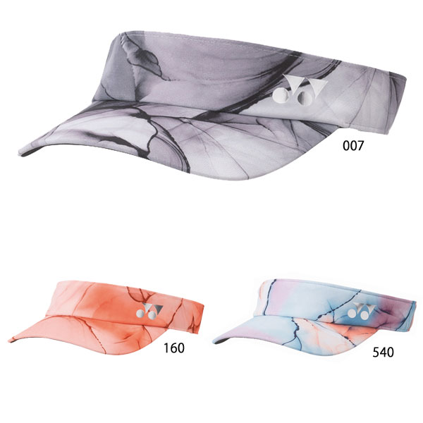 名入れ刺繍OK!　ヨネックス　テニス　レディース　キャップ　サンバイザー　40105