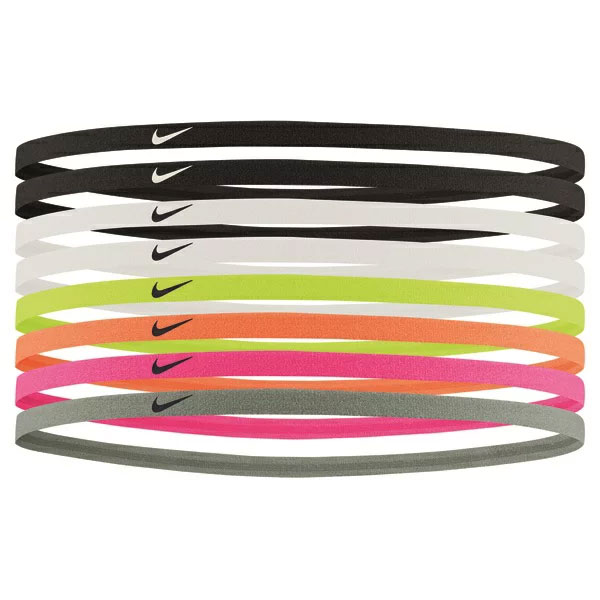 ナイキNIKEヘアーバンドスキニーヘッドバンド8本パックBN2026-977