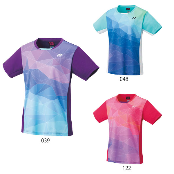 名入れ刺繍OK!　ヨネックス　テニス　バドミントン　レディース　スポーツウェア　ゲームシャツ　20739