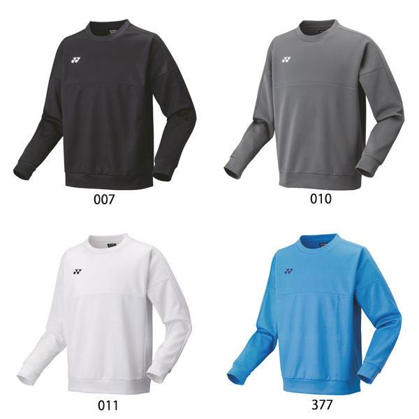 名入れ刺繍OK!　ヨネックス　テニス　バドミントン　トレーニングウェア　トレーナー　30112