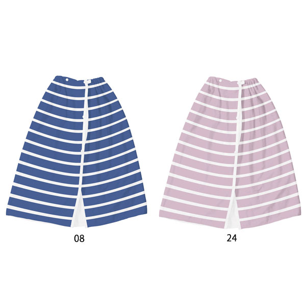 名入れ刺繍OK!　フットマーク　子供　児童用　ラップタオル　巻きタオル　着替えタオル(ボーダー)　101..