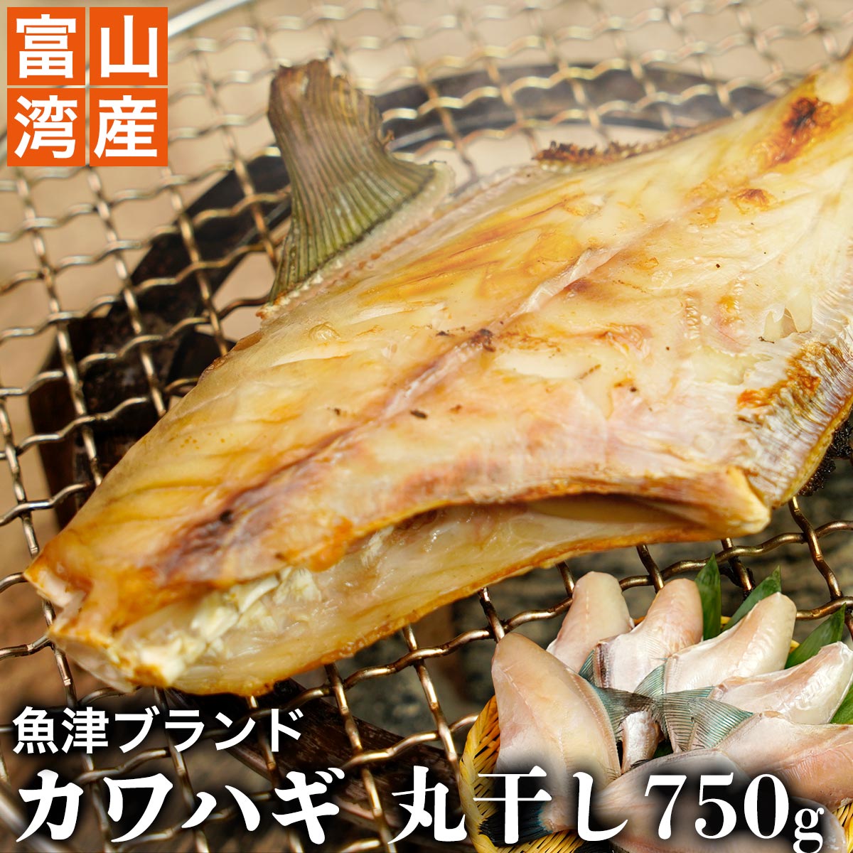 【 魚津ブランド ・ 富山湾産 】無添加 カワハギ（ウマヅラハギ） 750g 送料無料 かわはぎ 干 ...