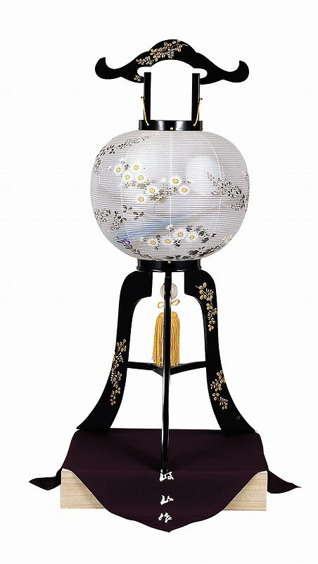 【200円クーポン配布 5/9〜16】盆提灯 【ちょうちん・置き型】 本金萩高盛蒔絵 11号 高さ85cm×火袋径34cm 1024 初盆 初盆提灯 新盆 行灯 ちょうちん ●お仏壇・仏具の浜屋