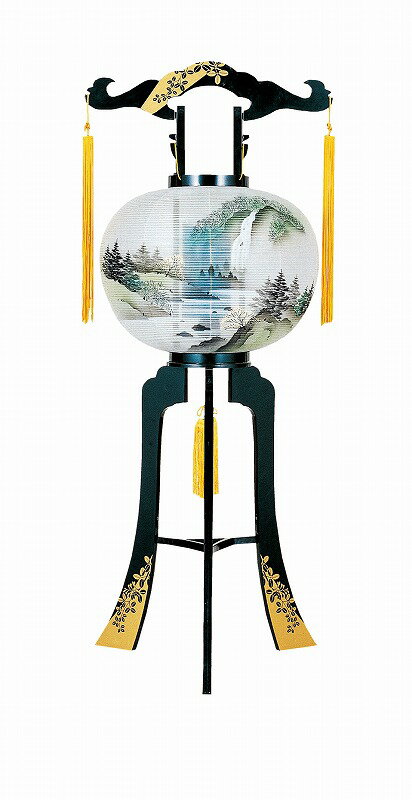 乐天商城 - 盆提灯 【ちょうちん・置き型】 回転 桂林 高さ100cm×火袋径37cm 2411 初盆 初盆提灯 新盆 行灯 ちょうちん ●お仏壇・仏具の浜屋