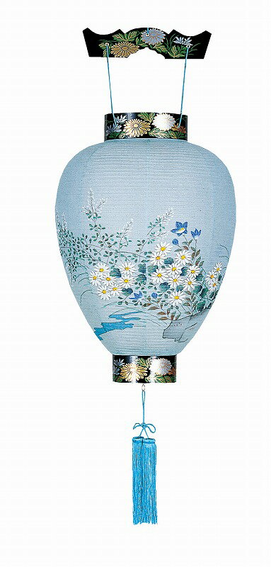 乐天商城 - 盆提灯 【ちょうちん・吊り型】 桜印 蒔絵 高さ44cm×火袋径29cm 3243 初盆 初盆提灯 新盆 行灯 ちょうちん ●お仏壇・仏具の浜屋
