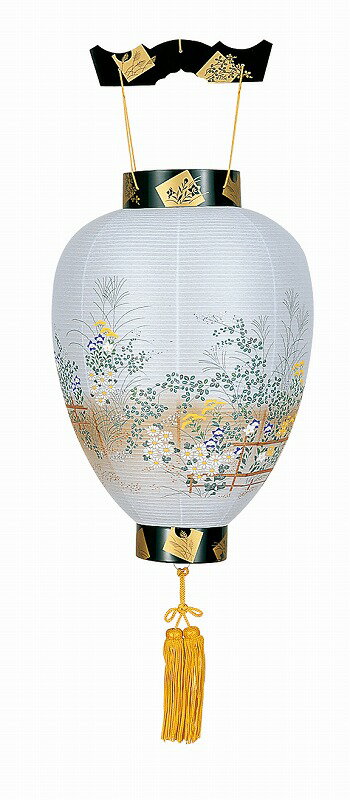 乐天商城 - 盆提灯 【ちょうちん・吊り型】 安曇野 高さ44cm×火袋径29cm 3416 初盆 初盆提灯 新盆 行灯 ちょうちん ●お仏壇・仏具の浜屋