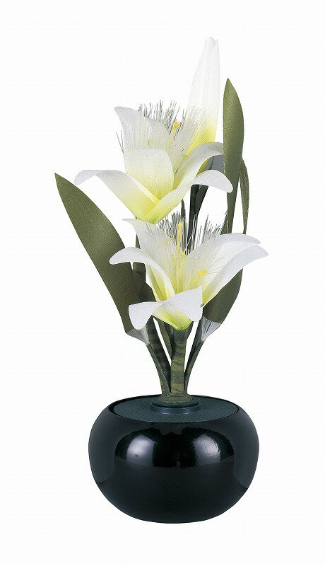 乐天商城 - 盆提灯 【ちょうちん・霊前灯】 ゆり ルミナス灯 2号 高さ40cm×巾22cm 6703-L 初盆 初盆提灯 新盆 行灯 ちょうちん 初盆 初盆提灯 新盆 行灯 ちょうちん LED ●お仏壇・仏具の浜屋