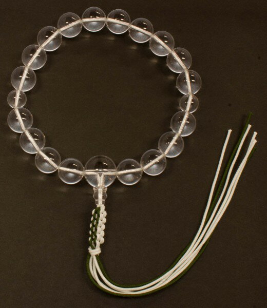 数珠水晶・共仕立18珠紐房男性用1...