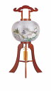 盆提灯 【ちょうちん・置き型】 福印 ケヤキ 高さ87cm×火袋径37cm 1274 初盆 初盆提灯 新盆 行灯 ちょうちん ●お仏壇・仏具の浜屋