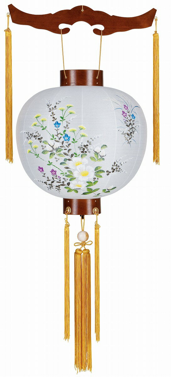 【200円クーポン配布 5/9〜16】盆提灯 【ちょうちん・吊その他】 ケヤキ 特五丸 高さ52cm×火袋径46cm 4362 初盆 初盆提灯 新盆 行灯 ちょうちん ●お仏壇・仏具の浜屋