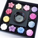 進物ローソク「あかりの花めぐり」12ヶ月セット 人気商品 花ろうそく 進物 贈答 初盆 新盆 喪中見舞い 初盆見舞い 新盆見舞い お盆 満中陰 和菓子 かわいい...